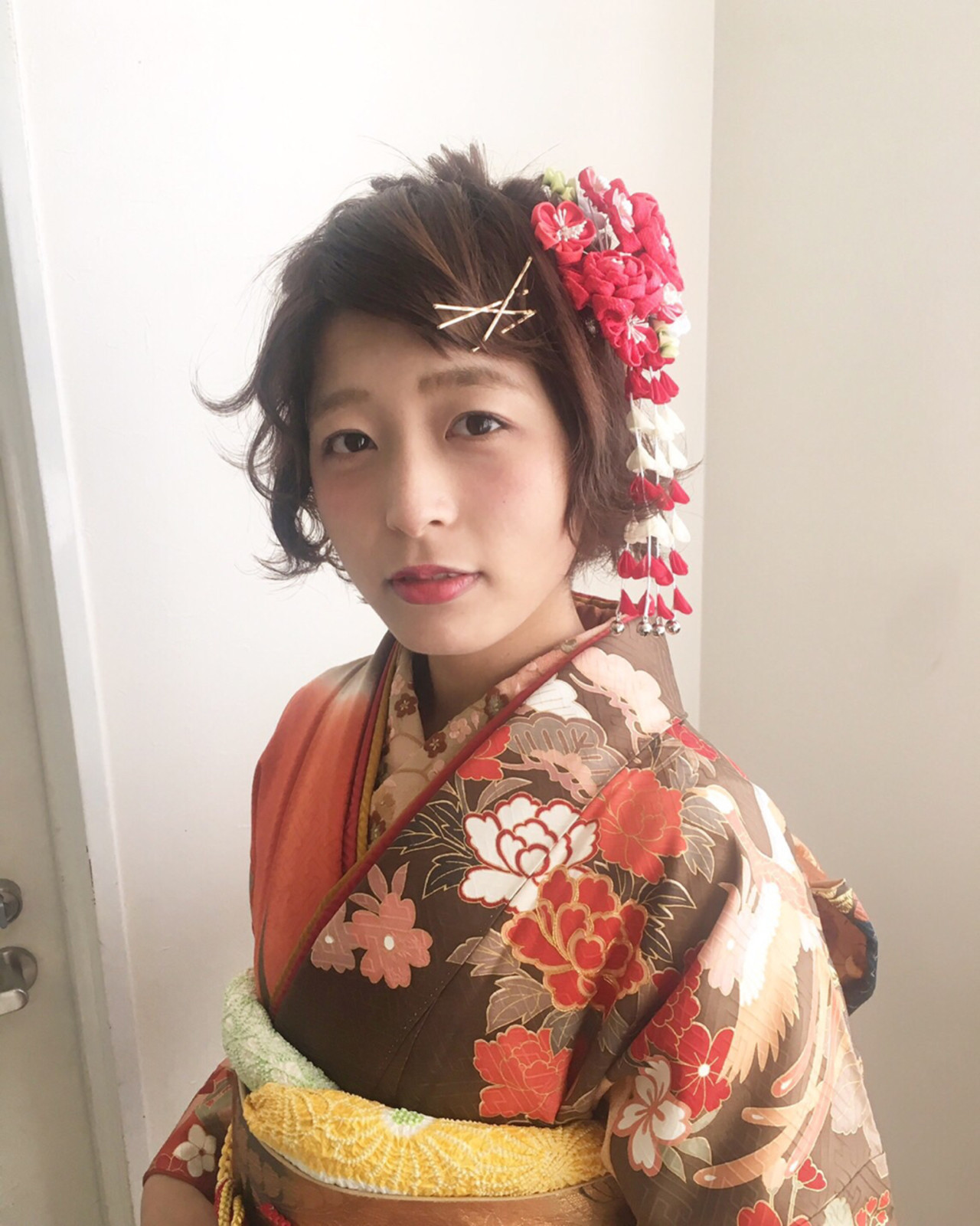简单又适合搭配和服的发型介绍
