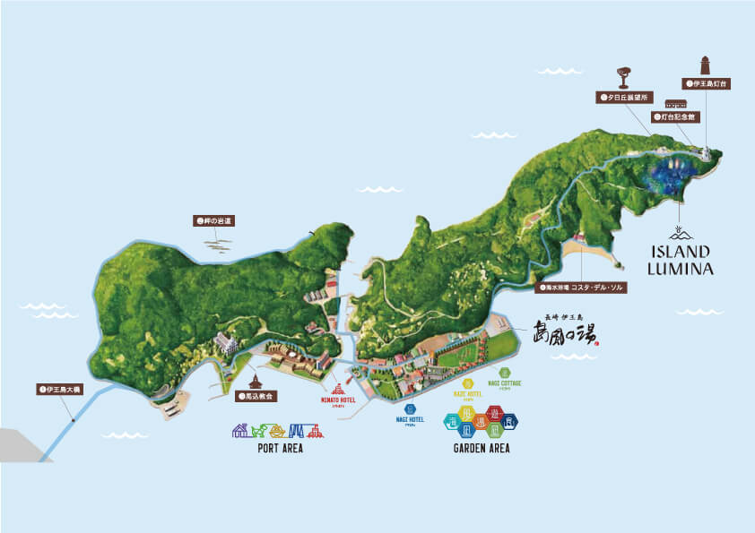 度假村「i land nagasaki」于日本长崎伊王岛全新盛大开幕!